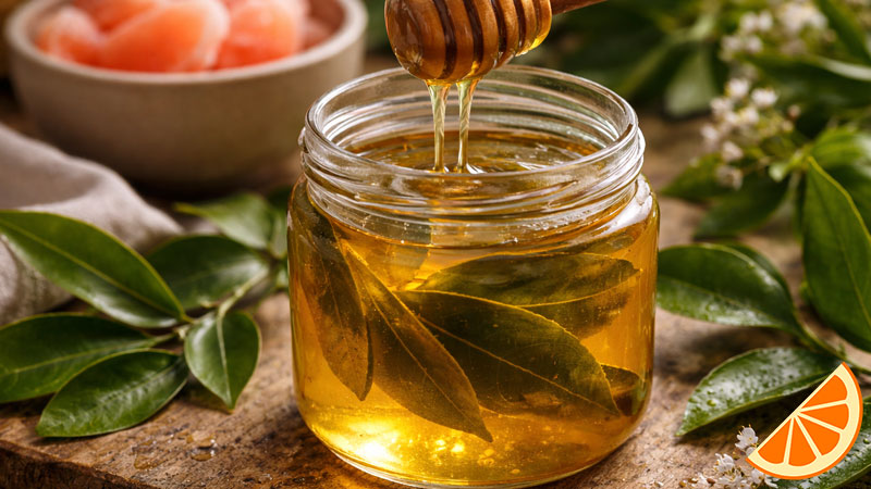 Grapefruit-Leaf-Infused-Honey